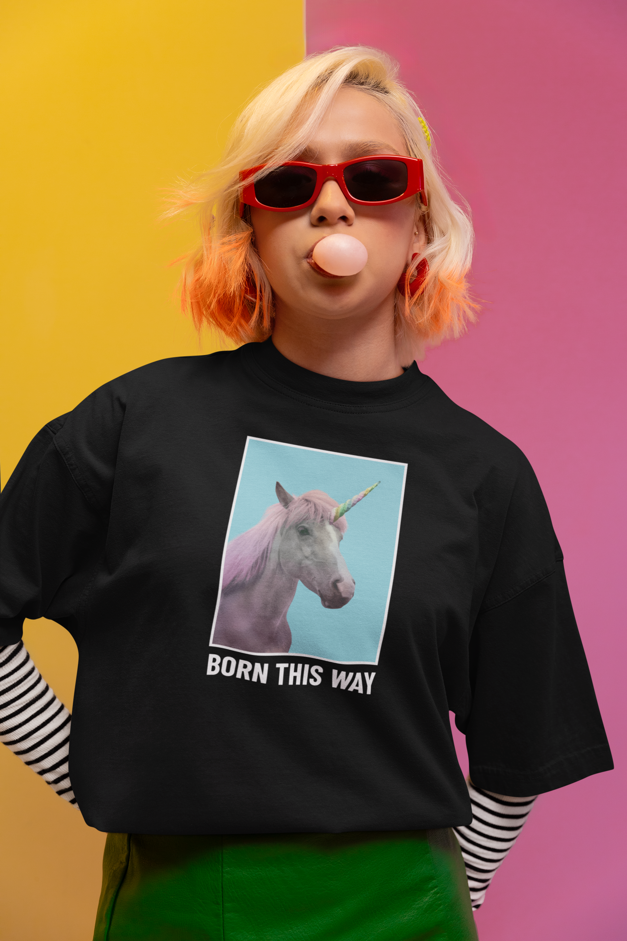 Sparkle With Attitude Oversized T-Shirt