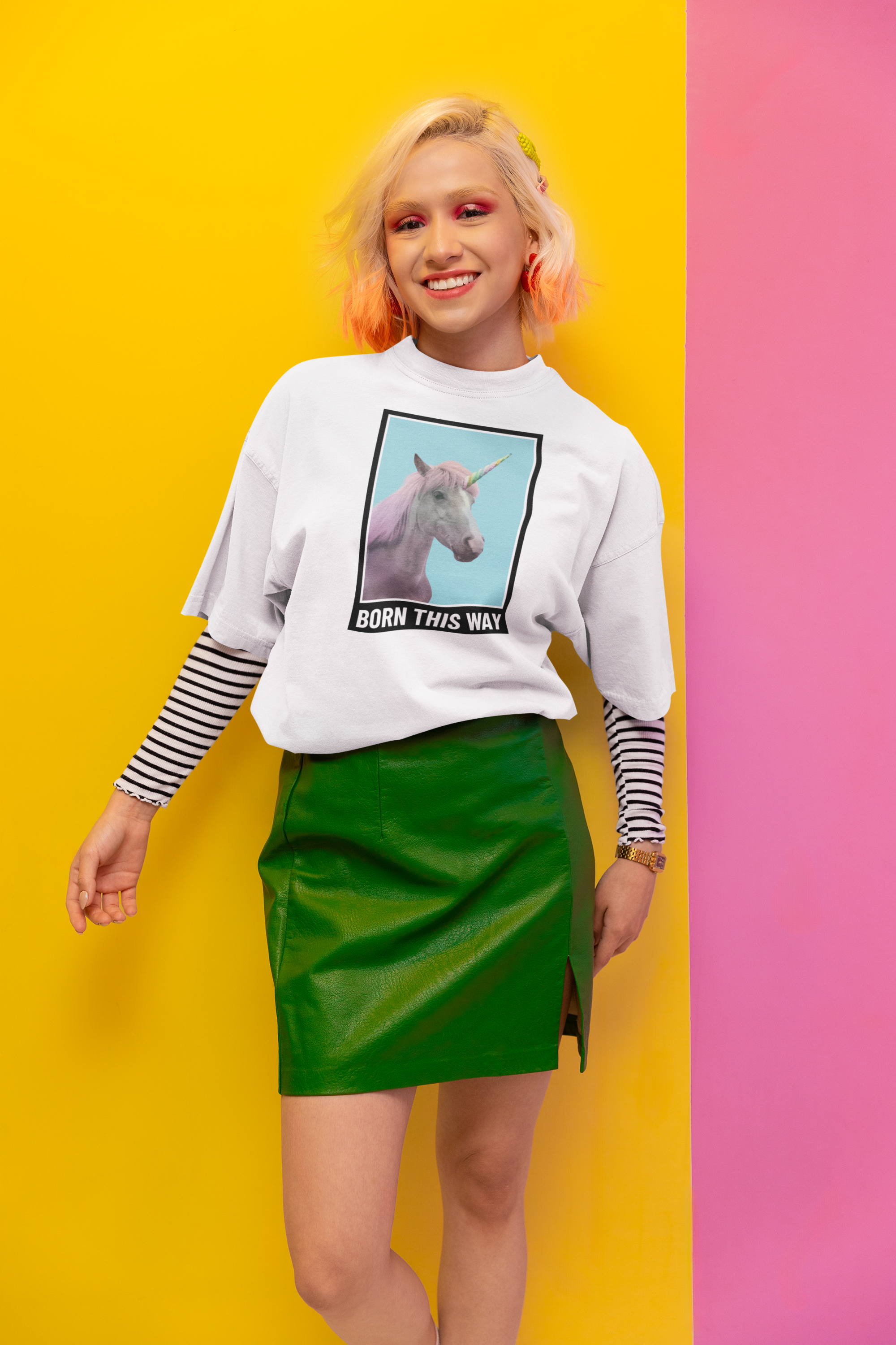 Sparkle With Attitude Oversized T-Shirt