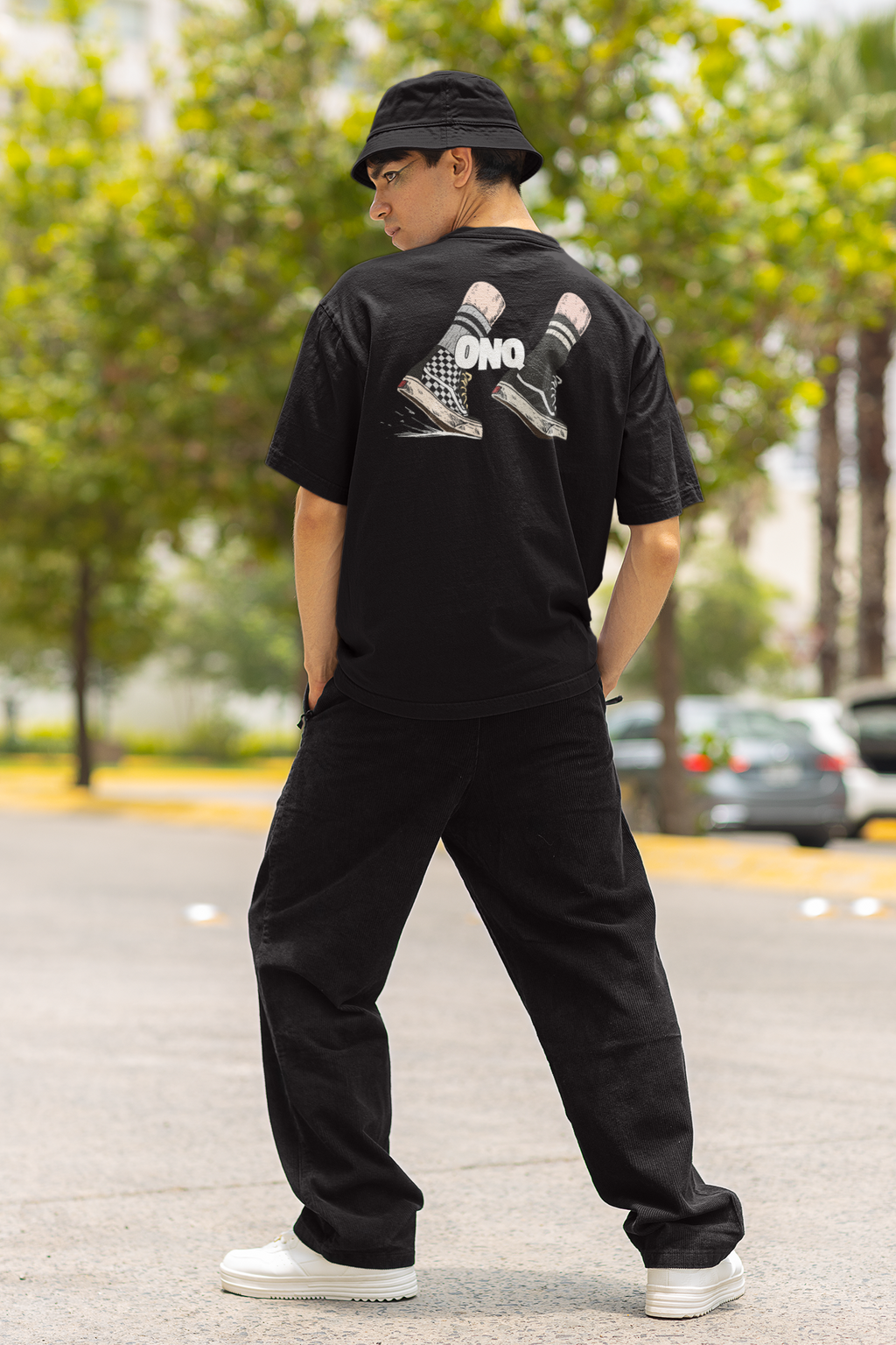 Double Kick Oversized T-Shirt